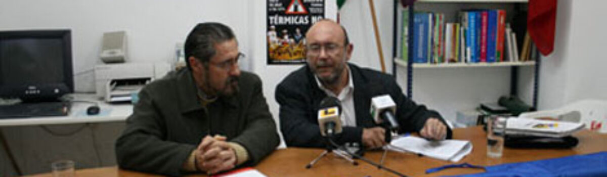 El candidato de IU, Ignacio García visita Ubrique