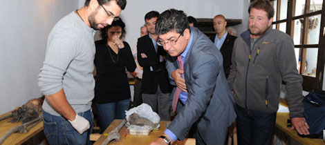 Diego Valderas en la Casa de la Memoria