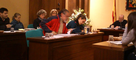 José García en el pleno