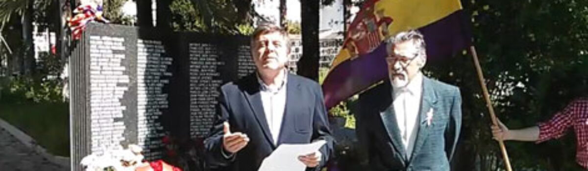 Antonio Morales: «La recuperación de la memoria histórica debe ser algo más que un deber científico. Es también, y sobre todo, un deber moral»