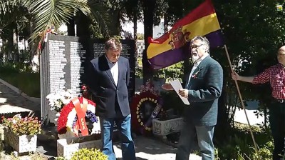 Homenaje en el 14 de abril