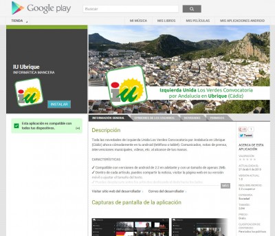 IU Ubrique en Google Play