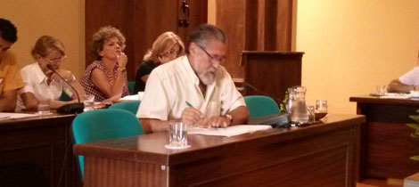 Pepe García en el Pleno Municipal