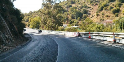 Obras actuales en el Puente de Tavizna