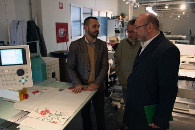 Javier Gallego explica el trabajo del MOVEX a Ignacio García
