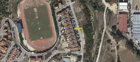 Vista aérea de la Urbanización Coto Mulera