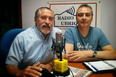 José García y Manuel Ramírez en Radio Ubrique