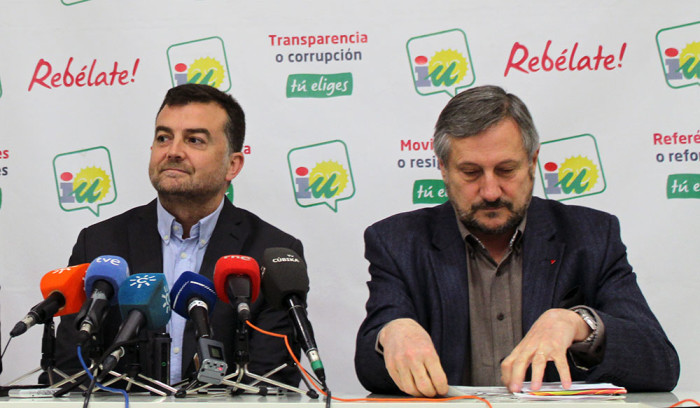 Antonio Maíllo y Willy Meyer