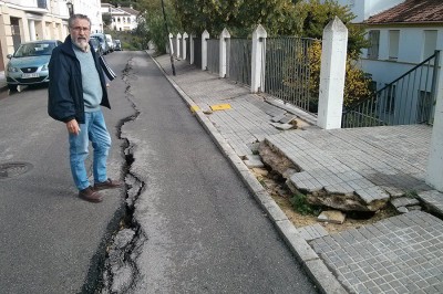 Aspecto de la calle denunciada por los oyentes