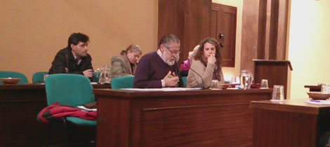 Pepe García durante su intervención