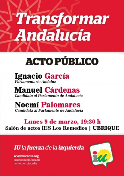 Acto Público en Ubrique