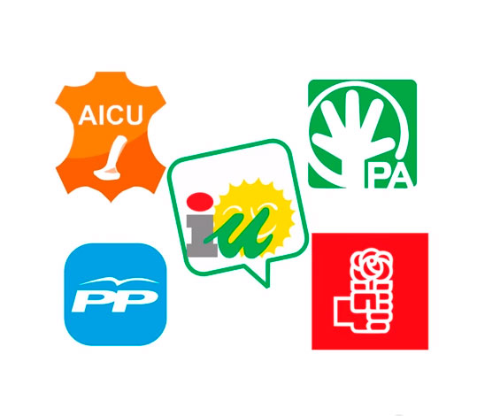 Partidos concurrentes a las elecciones municipales