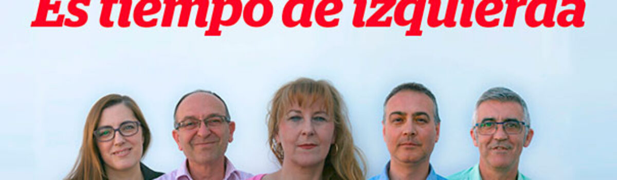 IU comienza la campaña electoral cargada de ilusión y esperanza para cambiar Ubrique