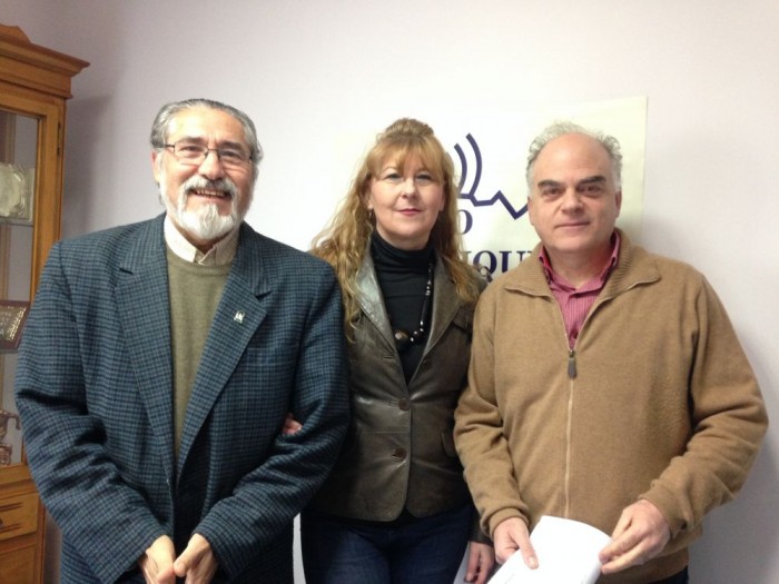 José García, Pepi Morales y Fernando Sígler