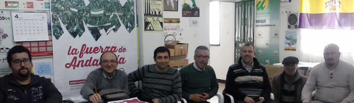Reunión comarcal de IU en Ubrique
