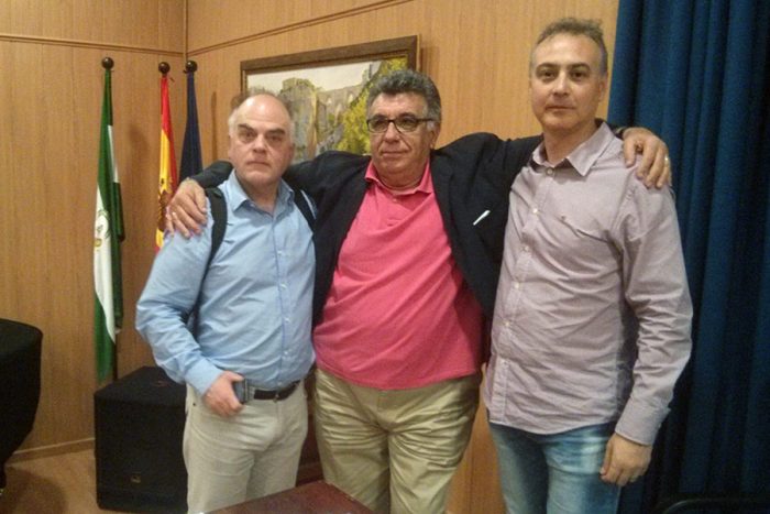 Fernando Sígler, Luis A. García y Manuel Ramírez