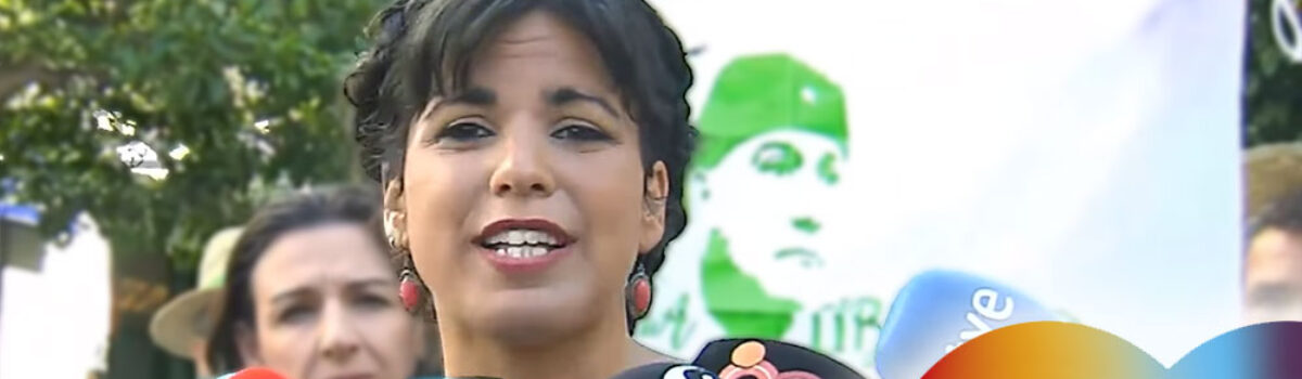 Teresa Rodríguez señala que “es necesario el cambio porque nuestros hijos se pueden acostumbrar a vivir sin derechos”