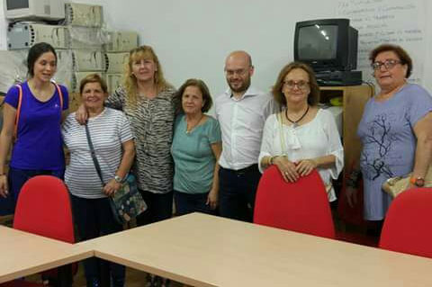 Con el colectivo solidario saharaui