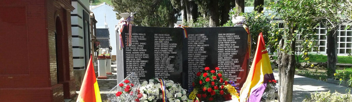 Homenaje a los ubriqueños fusilados y víctimas de la represión durante la Guerra Civil y la dictadura
