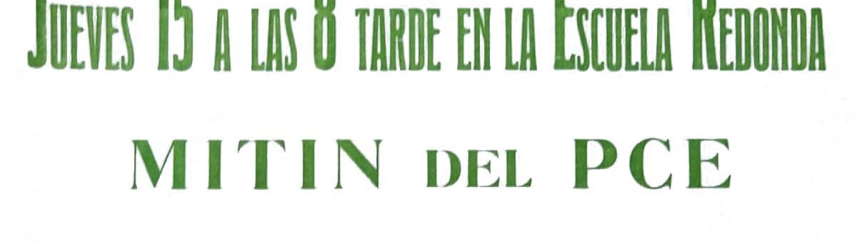 Cuando el PCE se presentó a las elecciones municipales de 1979 (I)
